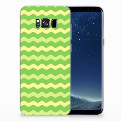 Samsung Galaxy S8 Plus | TPU bumper | Waves Green