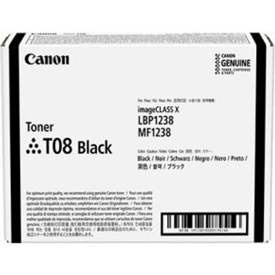 Canon TONER T08 BLACK 1 stuk(s) Origineel Zwart