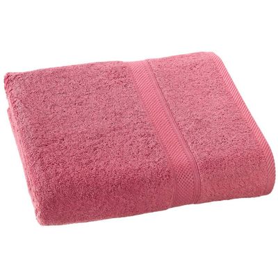 De Witte Lietaer Badhanddoek Stephanie 100 X 150 Cm Katoen Roze