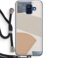 Formo: Samsung Galaxy A6 (2018) Transparant Hoesje met koord