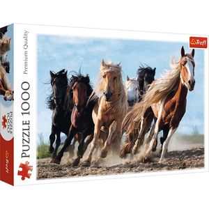 Trefl - Puzzles - "1000" - Galloping horses