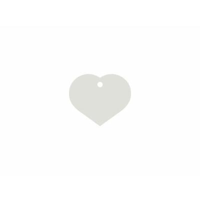 Naamplaatje Imarc Heart Wit