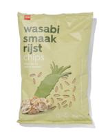 HEMA Zilvervliesrijstchips Met Wasabismaak 60gram HEMA Zilvervliesrijstchips Met Wasabismaak 60gram