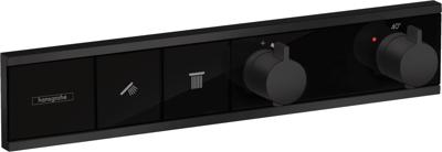 Hansgrohe RainSelect thermostaat inbouw voor 2 functies, mat zwart