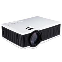 LY-40 1800 Lumens 1280x800 Home Theater LED Projector with Remote Control Support AV & USB & VGA & HDMI (White)