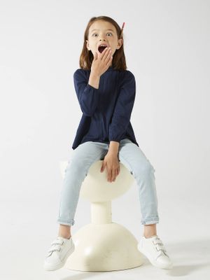 Treggingjeans Basics meisjes double stone