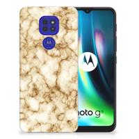 Motorola Moto G9 Play | E7 Plus | TPU | Siliconen hoesje | Marmer Goud