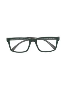 Emporio Armani lunettes de vue à monture rectangulaire - Vert