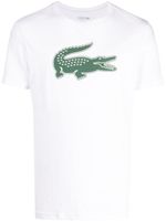 Lacoste t-shirt en jersey à logo imprimé - Blanc