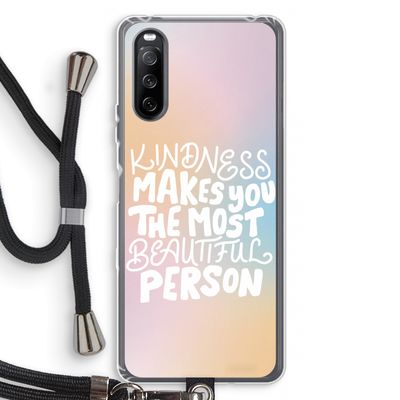 The prettiest: Sony Sony Xperia 10 III Transparant Hoesje met koord