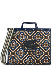 ETRO Love jacquard tote bag - Tons neutres