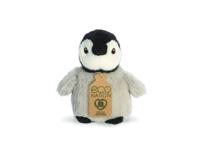 Eco Nation Pluchen knuffel - mini - pinguïn - 13 cm