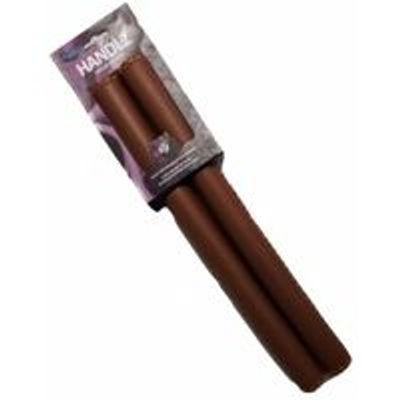 Velo Stuurgrepen leer 40 cm ø2 cm bruin per set