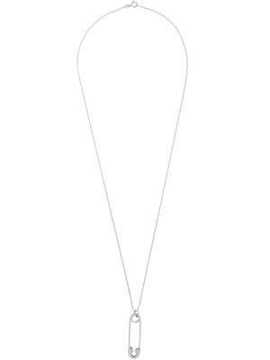 True Rocks collier à pendentif épingle à nourrice - Argent