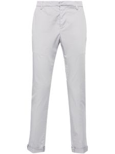 DONDUP pantalon chino à coupe slim - Gris