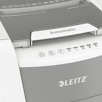 Papiervernietiger Leitz IQ Auto+ Small Office 100 P4 snippers 4x28mm - thumbnail