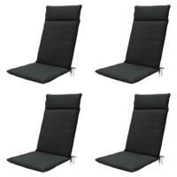 Kussen hoog 50x120 Donkergrijs eco natuurlijke buitenafwerking (4 stuks) Madison - Madison