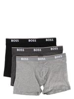 BOSS lots de 3 boxers à taille à logo - Gris - thumbnail