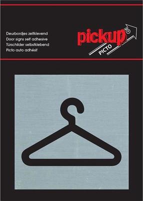Route Alu Picto 80 x 80 mm Sticker kledinghanger - Pickup