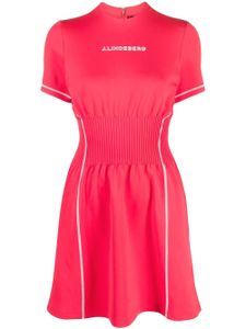 J.Lindeberg robe Krystal à taille froncée - Rose