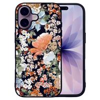 Beschermhoes iPhone 17 Dark Bloemen