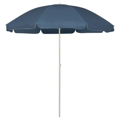 Strandparasol 240 cm blauw
