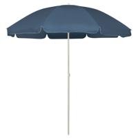 Strandparasol 240 cm blauw
