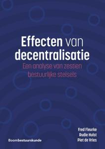 Effecten van decentralisatie (Paperback)