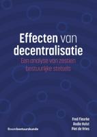 Effecten van decentralisatie (Paperback)