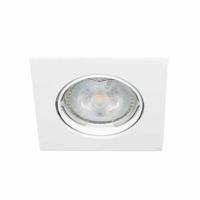 Philips LED spot WIT kantelbaar GU10 4.9Watt vierkant dimbaar