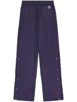 Sporty & Rich pantalon de jogging à patch logo - Bleu