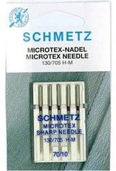 Schmetz Microtex Naalden Dikte 70 - 1 x 5 Naalden op kaart