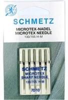 Schmetz Microtex Naalden Dikte 70 - 1 x 5 Naalden op kaart