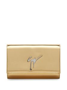 Giuseppe Zanotti pochette Cleopatra à effet métallisé - Or