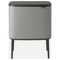 brabantia Bo Touch Bin 127229 Afvalbak 33 l Staal (l x b x h) 312 x 540 x 680 mm Grijs 1 stuk(s)