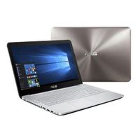 ASUS VivoBook Pro N552VW-FY136T Notebook 39,6 cm (15.6") Full HD Zesde generatie Intel® Core™ i7 16 GB DDR4-SDRAM 1000 GB HDD NVIDIA® GeForce® GTX 960M Windows 10 Home Bruin, Zilver - thumbnail