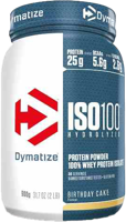 Dymatize ISO 100 Hydrolyzed Birthday Cake (900 g)