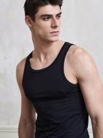 HOM - Tanktop - Supreme Cotton - zwart, Maat:S