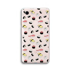 Sushi time: Google Pixel 3 XL Transparant Hoesje