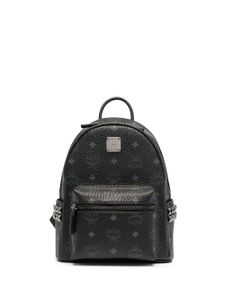 MCM mini sac à dos Stark à détails de clous - Noir