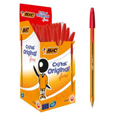 Balpen bic cristal f rood Balpen bic cristal f rood