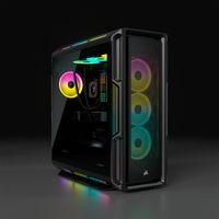 Corsair iCUE 5000T RGB tower behuizing 4x USB-A 3.2 (5 Gbit/s), USB-C 3.2 (5 Gbit/s), Audio, Window-kit - thumbnail