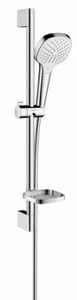 Hansgrohe Croma Select E Vario Unica Glijstangset 65 Cm. Casetta Chroom-wit