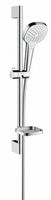 Hansgrohe Croma Select E Vario Unica Glijstangset 65 Cm. Casetta Chroom-wit - thumbnail