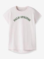 Ruimvallend t-shirt voor meisjes met NAME IT-print room