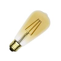 ST64 E27 5.5W goud / gold LED lamp (dimbaar)