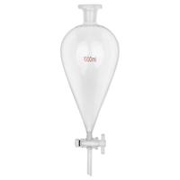 Scheitrechter - 1000 ml - standaard maalgraad: 24/29 - PTFE-kraan