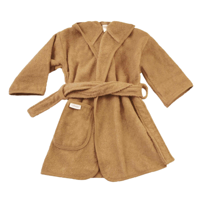 Badjas met naam - Sand - 0 - 12 mnd Badjas met naam - Sand - 0 - 12 mnd