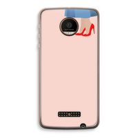 High heels: Motorola Moto Z Force Transparant Hoesje