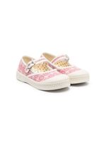 Gucci Kids ballerines à logo GG - Rose